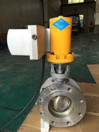 China Sistema usado marinho do controlo a distância da válvula do atuador giratório de produtos IP67 de aço fornecedor
