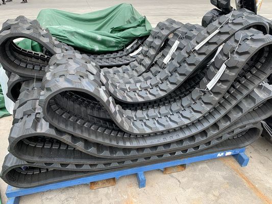 China Trilhas de borracha da esteira rolante da estrutura para carregadores de máquinas escavadoras fornecedor