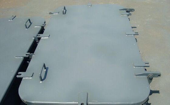 Tampa de escotilha marinha estanque de aço carbono de 4-12 mm de espessura e tampa de escotilha de barco para convés fornecedor