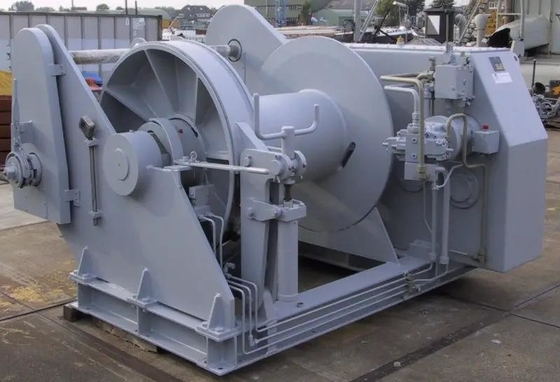 Equipamento do convés do navio Ancoras hidráulicas marítimas simples e simétricas Ventilador / Levante de cabo de guincho de amarre duplo tipo fornecedor