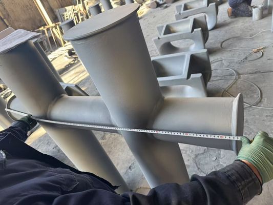 Amarradeiros de ferro fundido personalizados de alto desempenho, bolardos simples/duplos/cruzados para docas fornecedor