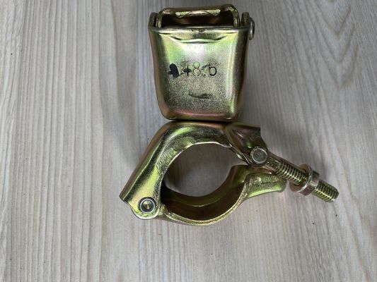Acoplador giratório de tubos resistente à corrosão de ferro fundido de diâmetro de 48 mm para andaimes fornecedor
