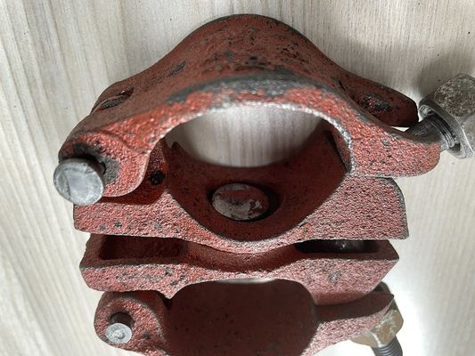Acoplador giratório de tubos resistente à corrosão de ferro fundido de diâmetro de 48 mm para andaimes fornecedor