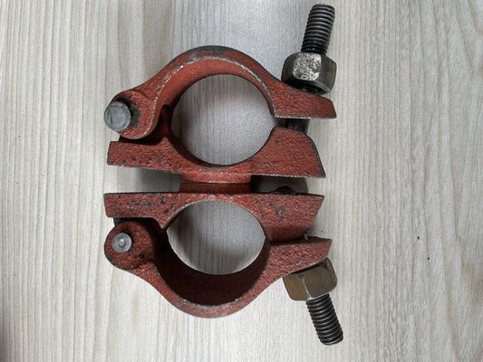 Acoplador giratório de tubos resistente à corrosão de ferro fundido de diâmetro de 48 mm para andaimes fornecedor