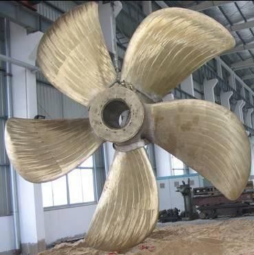 Carcaça de precisão de aço inoxidável hélice naval de bronze de aço inoxidável fornecedor