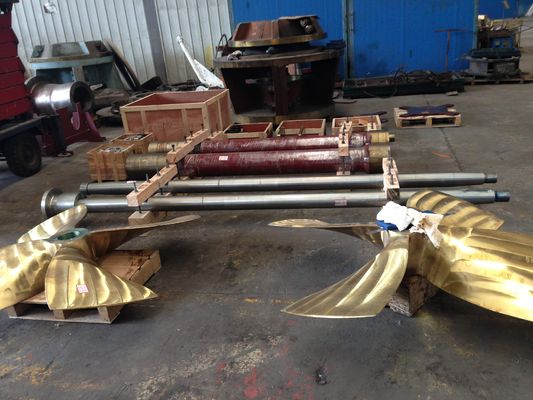 Carcaça de precisão de aço inoxidável hélice naval de bronze de aço inoxidável fornecedor