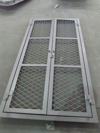 Porta de vedação de malha de arame com abertura única e dupla Espessura de 8 mm