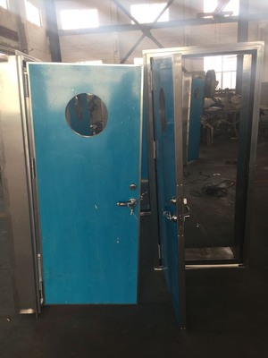 Porta oca de alumínio marinho personalizável com fechador de porta C2 dispositivo de bloqueio ISPS