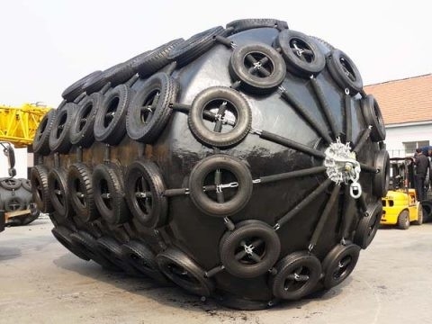 Marine Floating Rubber Fender Ship ao lado dos para-choques pneumáticos